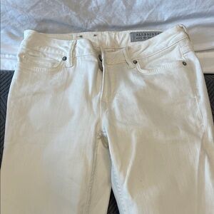 All Saints Cream Denim Pants